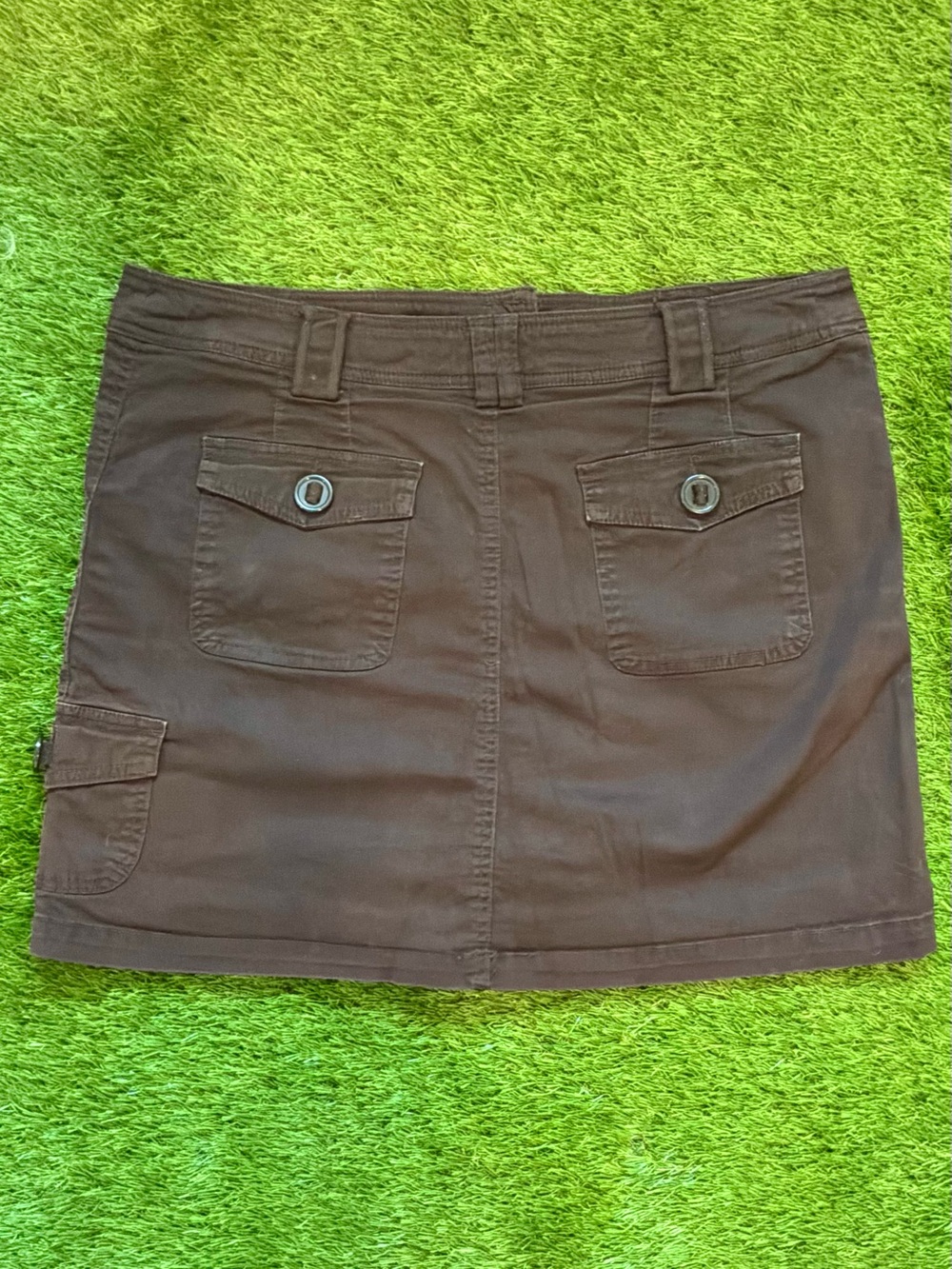 Jessica Brown Cargo Mini Skirt Size 14 - Picture 2 of 2